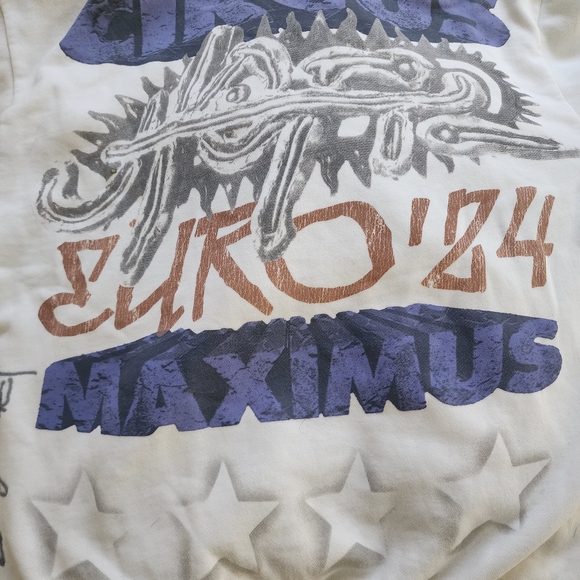 Cactus Jack by Travis Scott White and Blue Hoodie